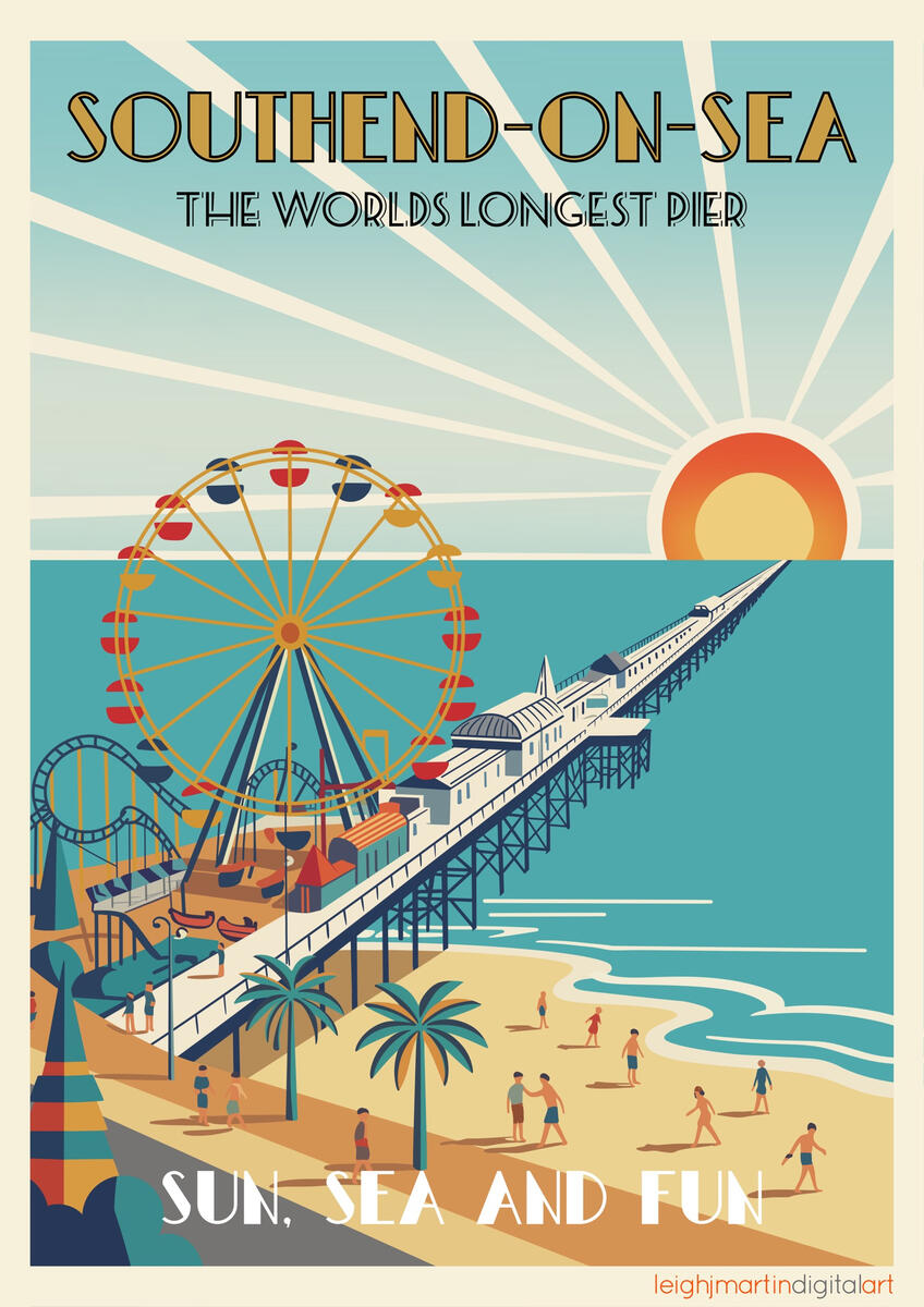 Southend 50’s Poster Southend 50’s Poster